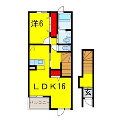 京成臼井駅 徒歩19分 2階の物件間取画像